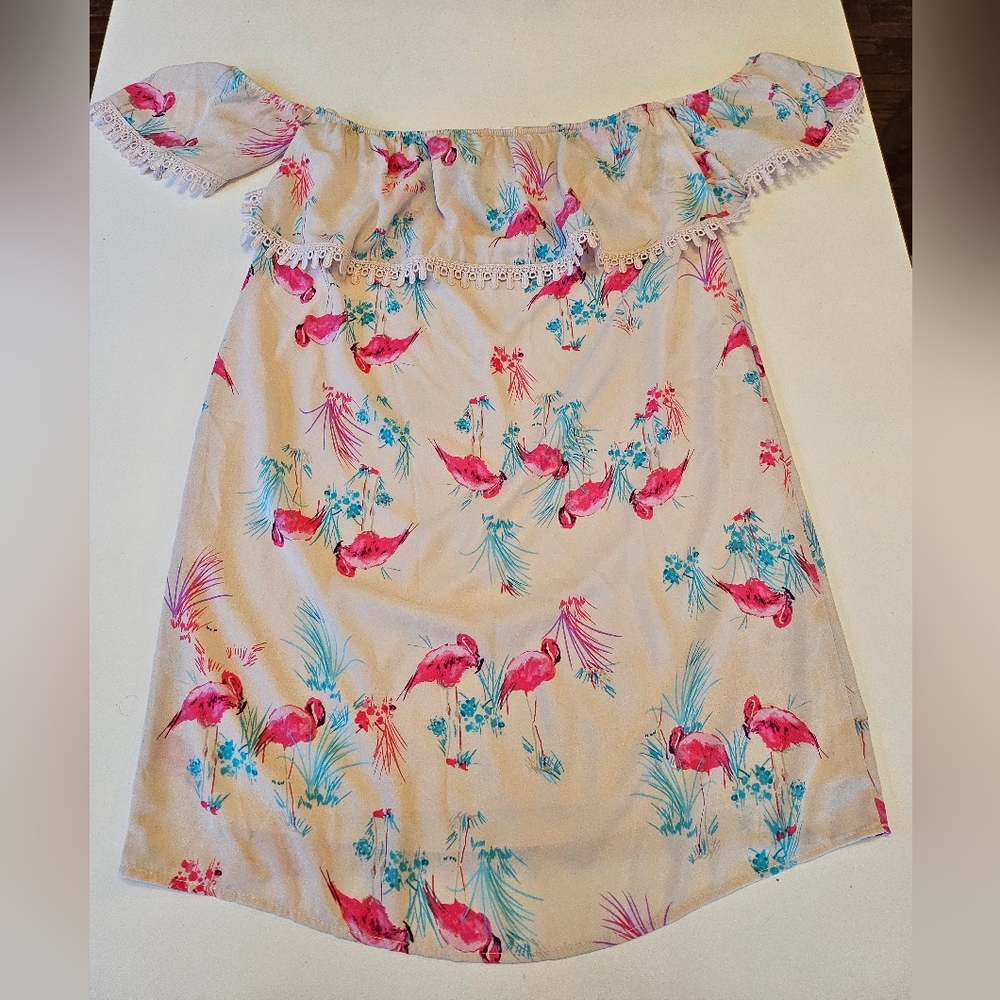 Flamingo Mini Dress